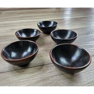 Decorative Mini Bowl 5 Set Handmade Pottery
